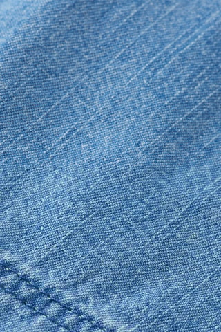 Jupe en jean taille haute - Bleu