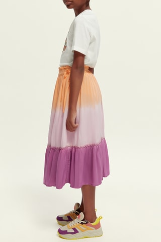 Jupe taille haute - Orange