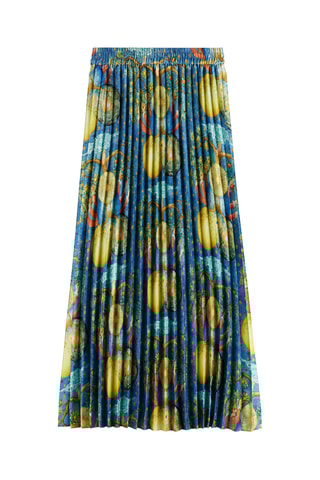 Jupe plissée - Bleu