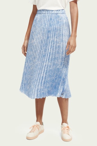 Jupe plissée - Ciel