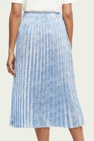 Jupe plissée - Ciel