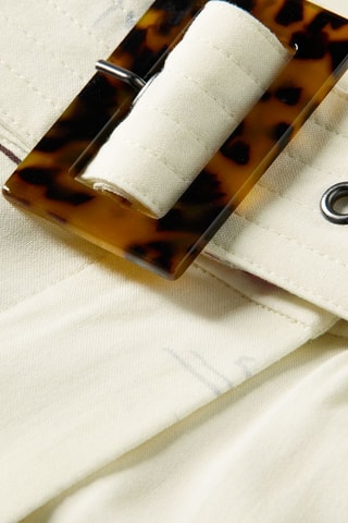 Jupe portefeuille - Beige