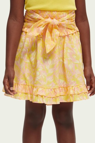 Jupe taille haute - Jaune