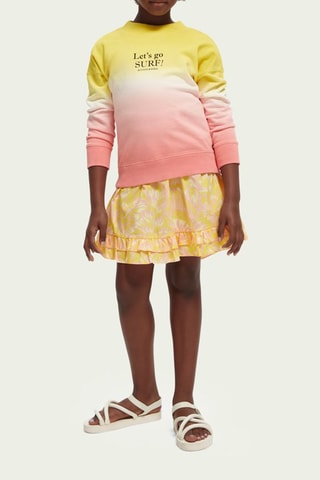 Jupe taille haute - Jaune