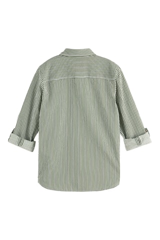 Chemise - Vert foncé et blanc