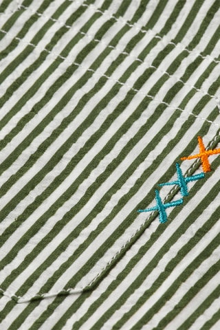 Chemise - Vert foncé et blanc