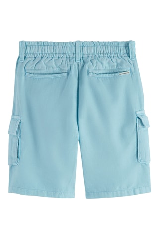 Short en lin - Bleu clair
