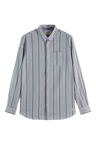 Chemise - Ciel et taupe