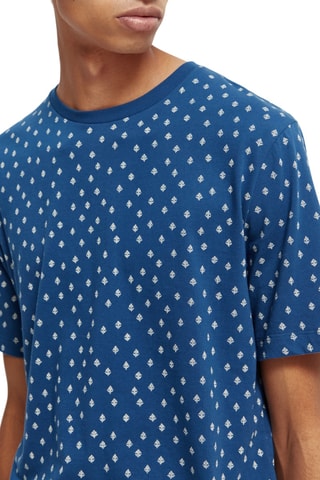 T-shirt regular en coton biologique - Indigo