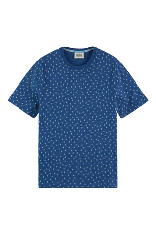 T-shirt regular en coton biologique - Indigo