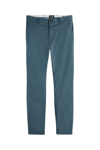 Pantalon en coton biologique - Bleu canard