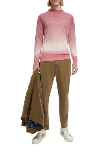 Pull dip and dye en laine - Rose