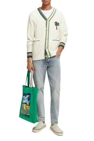 Gilet en coton biologique - Ecru