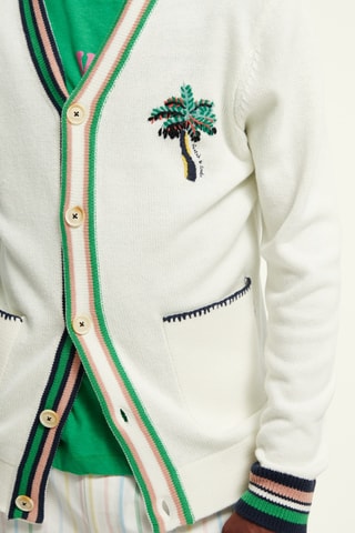 Gilet en coton biologique - Ecru