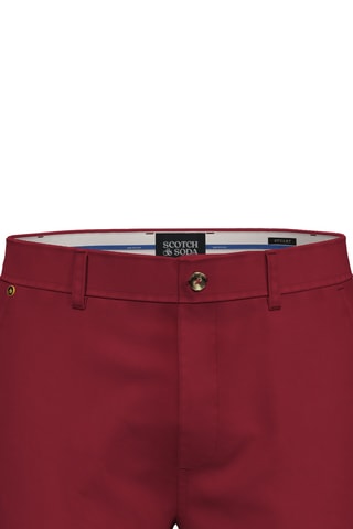 Pantalon slim en coton biologique - Rouge