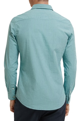 Chemise en coton biologique - Bleu cobalt