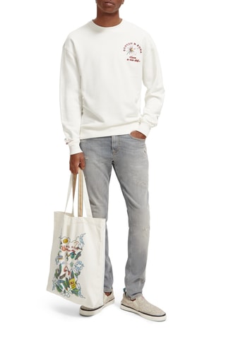 Jean skinny en coton biologique - Gris clair