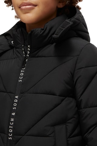 Doudoune à capuche - Noir