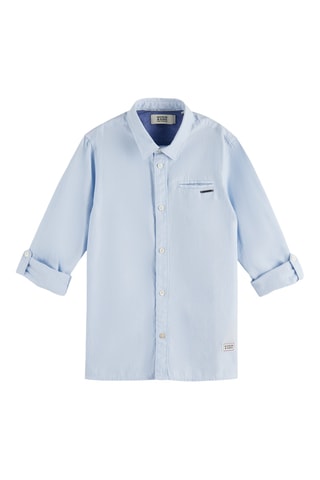 Chemise en coton biologique - Bleu clair