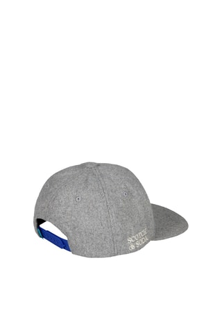 Casquette en laine - Gris chiné