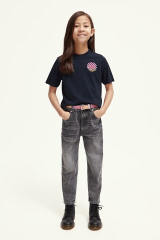 T-shirt en coton biologique - Bleu marine