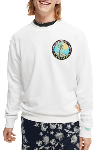 Sweat en coton biologique - Blanc