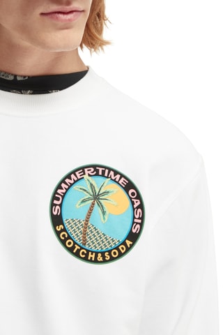 Sweat en coton biologique - Blanc