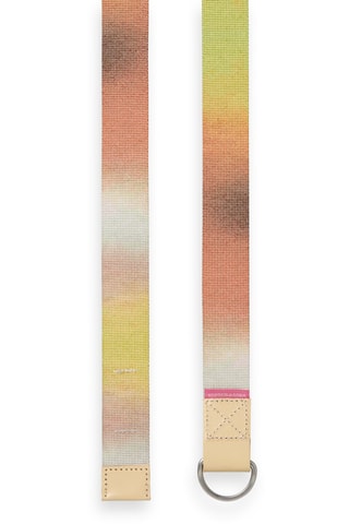 Ceinture réversible - Jaune et orange