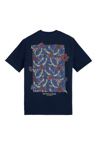 T-shirt en coton biologique - Bleu