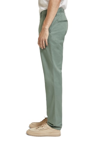 Pantalon en coton biologique Stuart Seasonal Essential - Vert clair