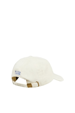 Casquette en velours - Blanc