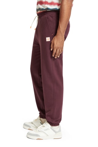 Pantalon de survêtement en coton biologique - Rouge