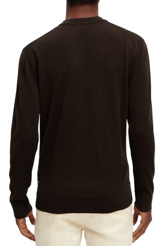 Pull en mérinos Essentials - Marron foncé