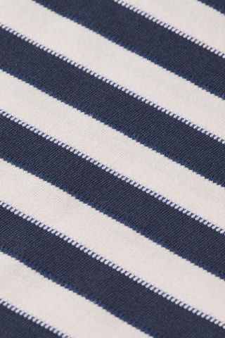 T-shirt - Blanc et bleu marine