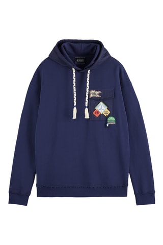 Sweat à capuche - Bleu marine