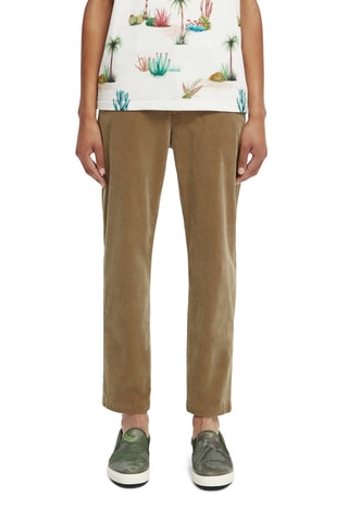 Chino en coton biologique - Beige