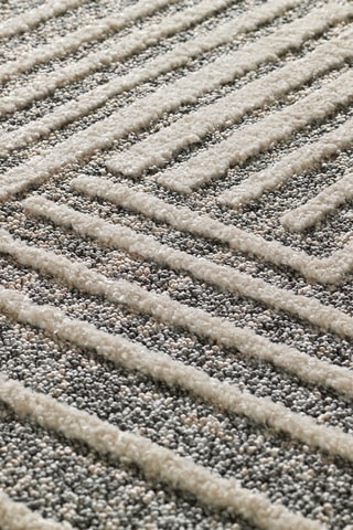 Tappeto Paula - Beige e grigio