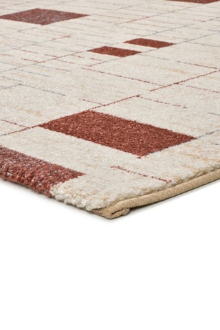 Tappeto Flora Beruti - Rosso mattone