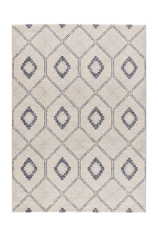 Tappeto Siroco - Cobalto ed ecrù