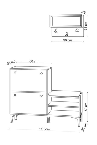 Ensemble d'entrée - 2 pièces