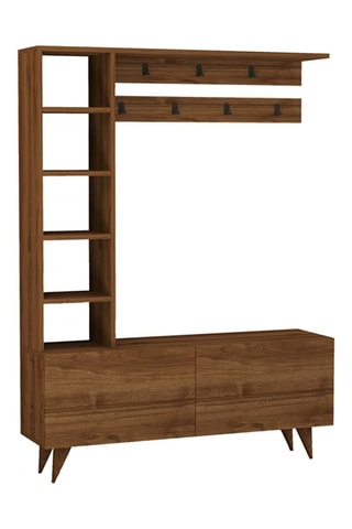 Meuble d'entrée 2 abbatants - 120 x 161,8 x 35 cm