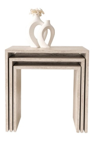 3 tables gigognes - 50 x 50 x 50/45 x 45 x 45/40 x 40 x 40 cm