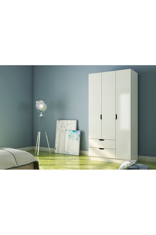 Armoire 3 portes Rb-155 - 90 x 45 x 180 cm