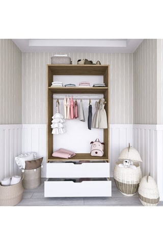 Armoire 2 portes  - 90 x 45 x 183 cm