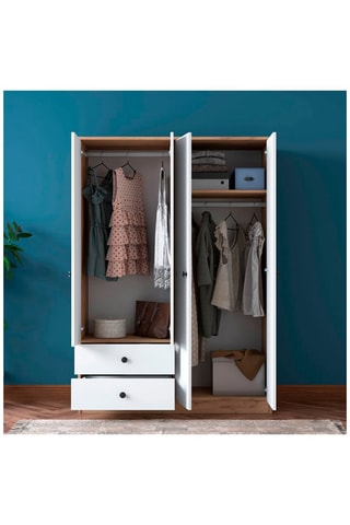 Armoire 4 portes - 120 x 42,5 x 170 cm