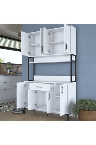 Buffet de cuisine JE127 -2984 - 120 x 198,6 x 38 cm