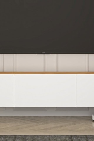 Meuble TV 3 abattants - 150 x 30 x 32 cm