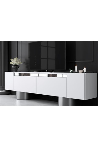 Meuble TV Bohem 2 abattants  - 180 x 30 x 50 cm