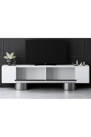 Meuble TV Bohem 2 abattants  - 180 x 30 x 50 cm