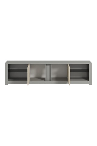 Meuble TV 2 portes Aydos - 180 x 45 x 35 cm